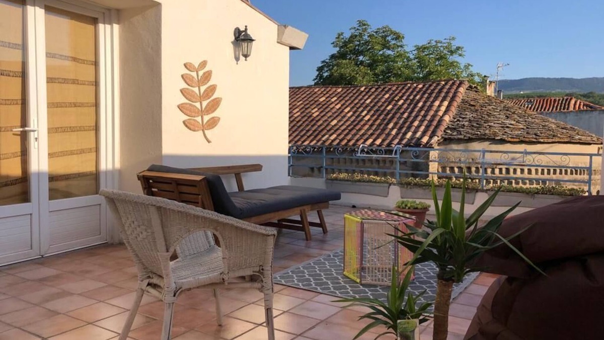 Saint-Jean-de-la-Blaquiere Apartment | Charmant Appartement en Duplex & Terrasse vue Larzac