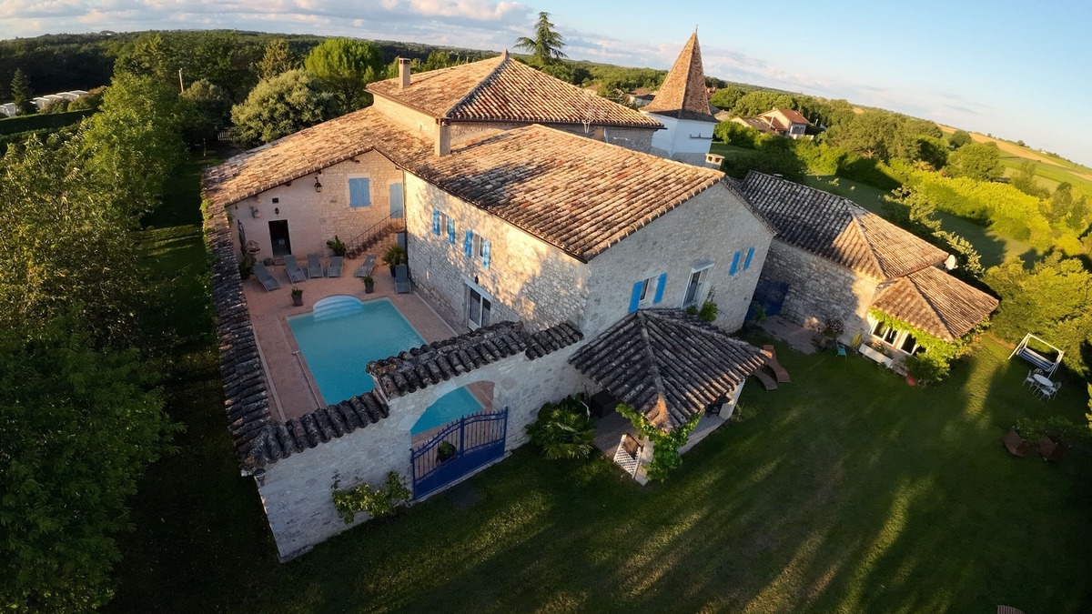 Cahuzac-sur-Vere House | Character house with pool + spa