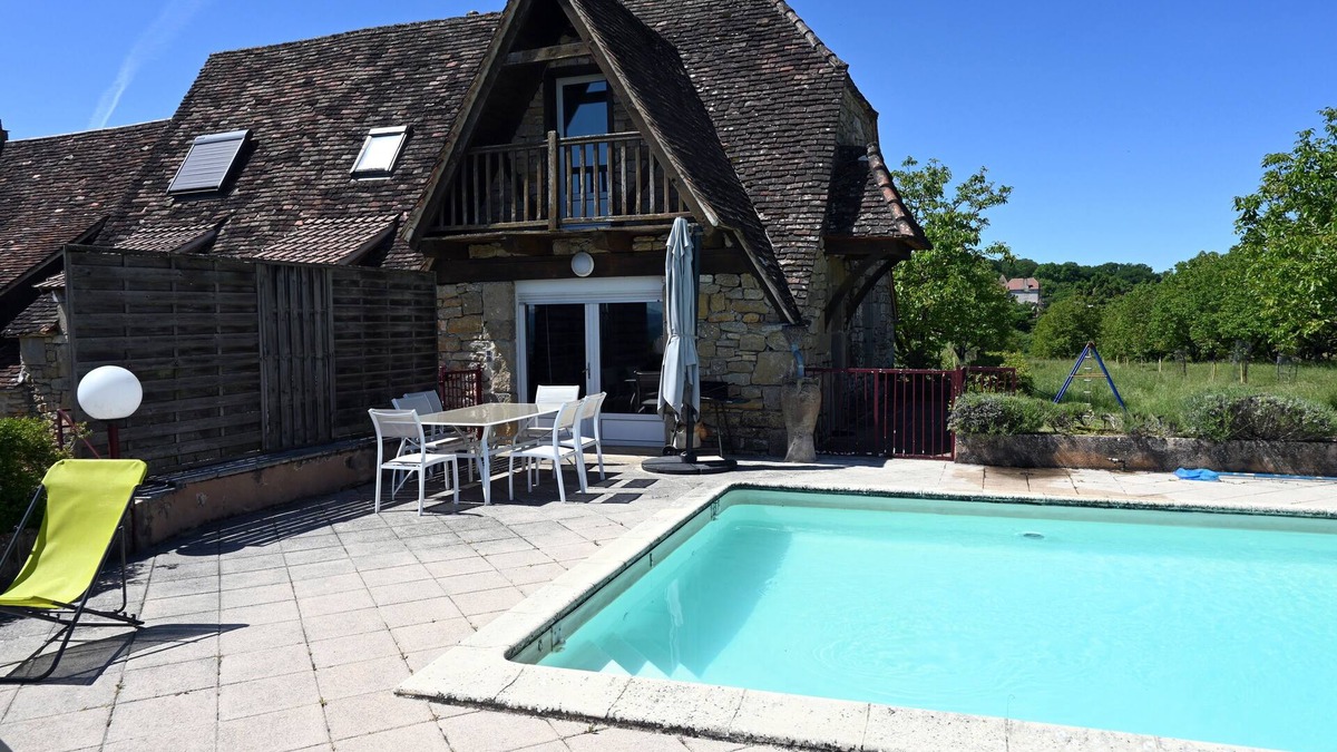 Loubressac House | Character stone house with exceptional view of the valley