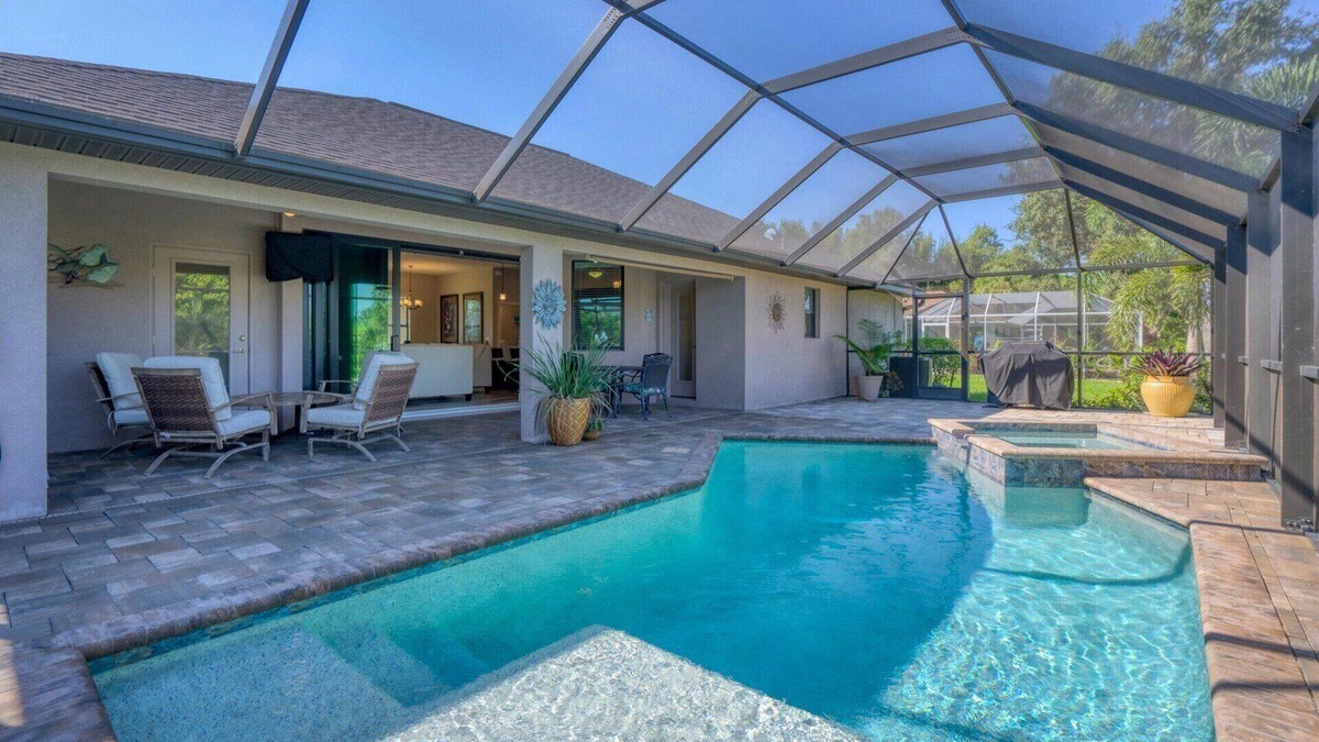 Deep Creek House | Charlotte County Villa 5905: Private Pool Oasis