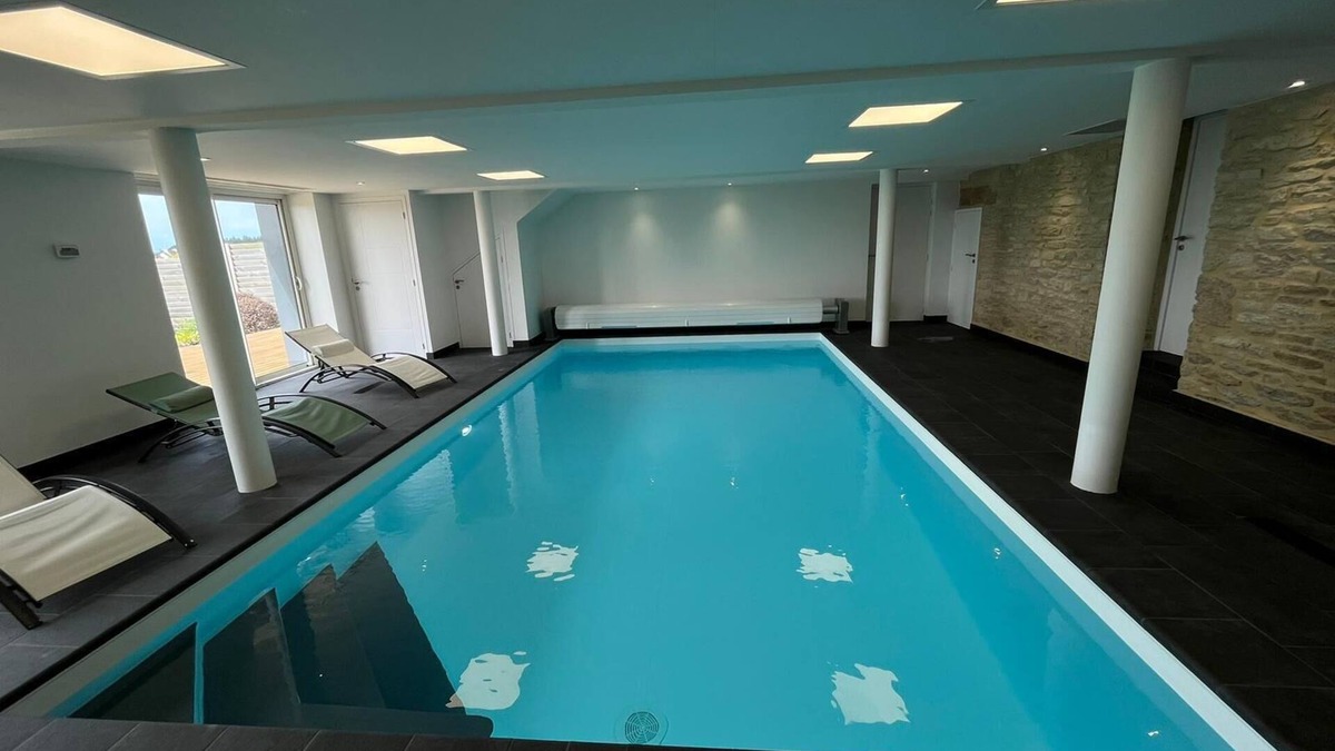 Guiler-sur-Goyen House | Charlotte Ty-touz, Gîte Avec Piscine Intérieure,chauffée et Privative