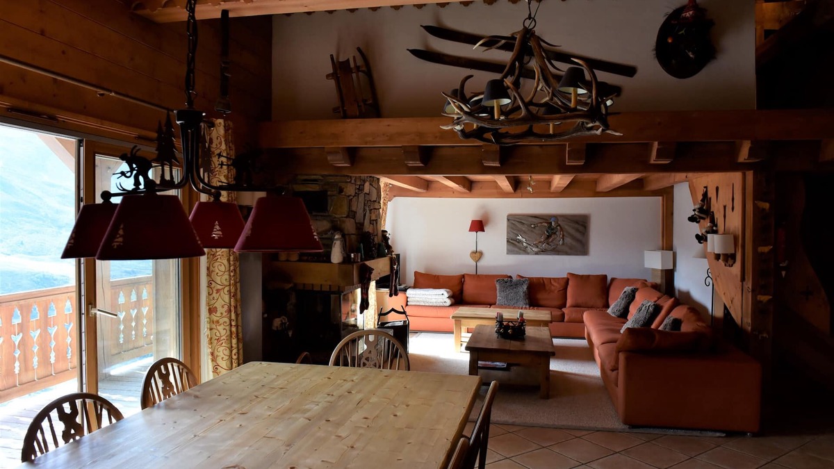 Reberty Apartment | Charm and comfort Large duplex in chalet on the slopes for 12/14 pers