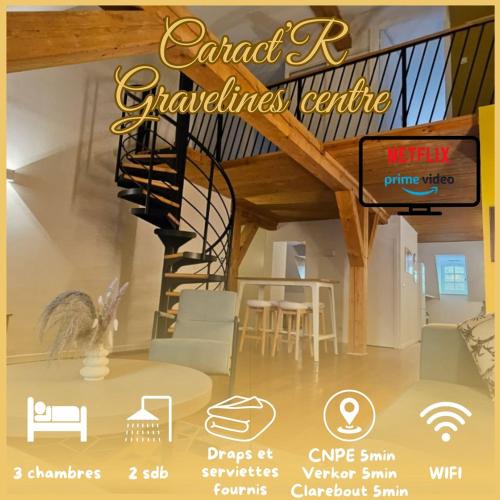 Gravelines Apartment | Charmant Duplex à Gravelines Le CaractR
