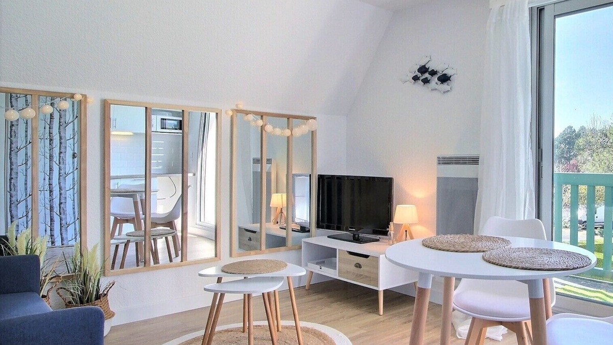 Tourgeville Apartment | Charmant Studio Deauville - 5 min de la Plage Dans Résidence Fermée Avec Parking