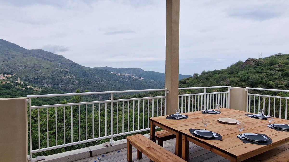 Pieve Villa | Charmante Maison Neuve au Cœur du Maquis Avec vue Panoramique !