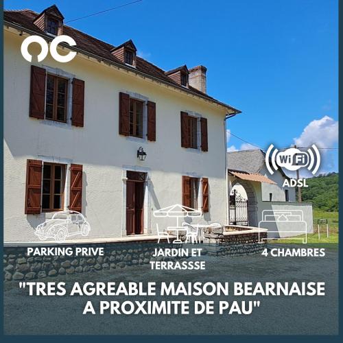 Aubertin House | Charmante maison - Terrasse, Piscine - Près de Pau