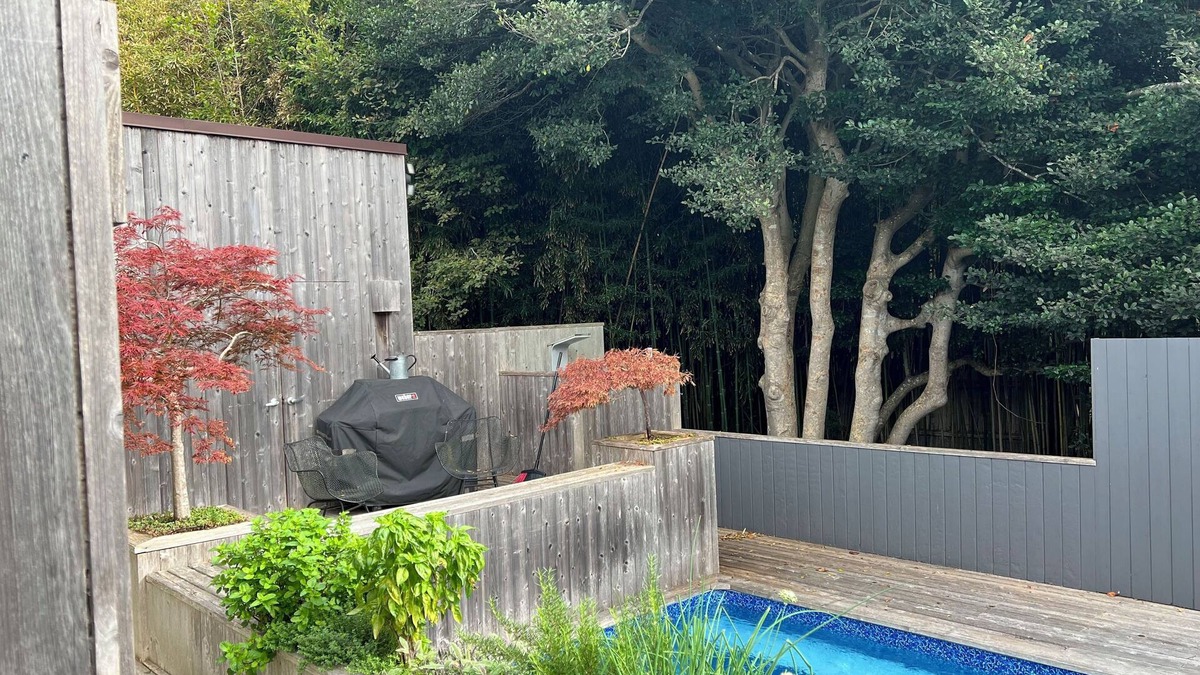 Fire Island Pines House | Charming 2-Bedroom Cottage in Fire Island Pines with heated pool!