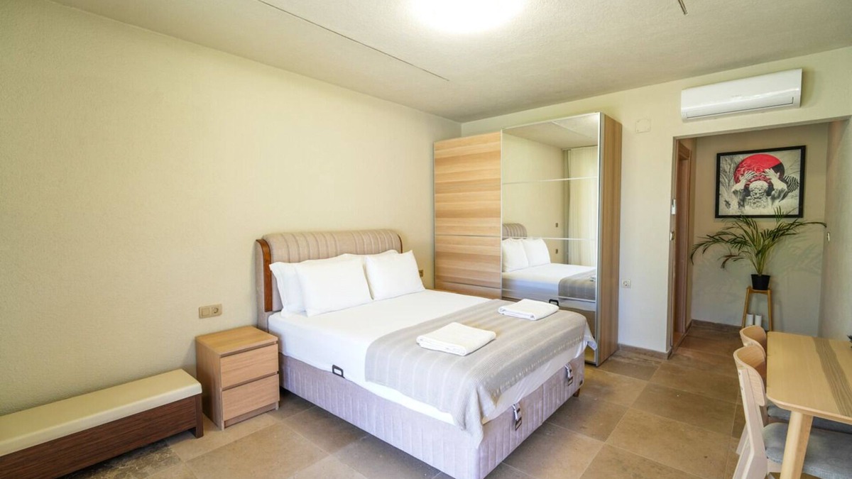 Hisaronu Villa | Charming 2-bedroom villa in serene Hisarönü Marmaris with AC