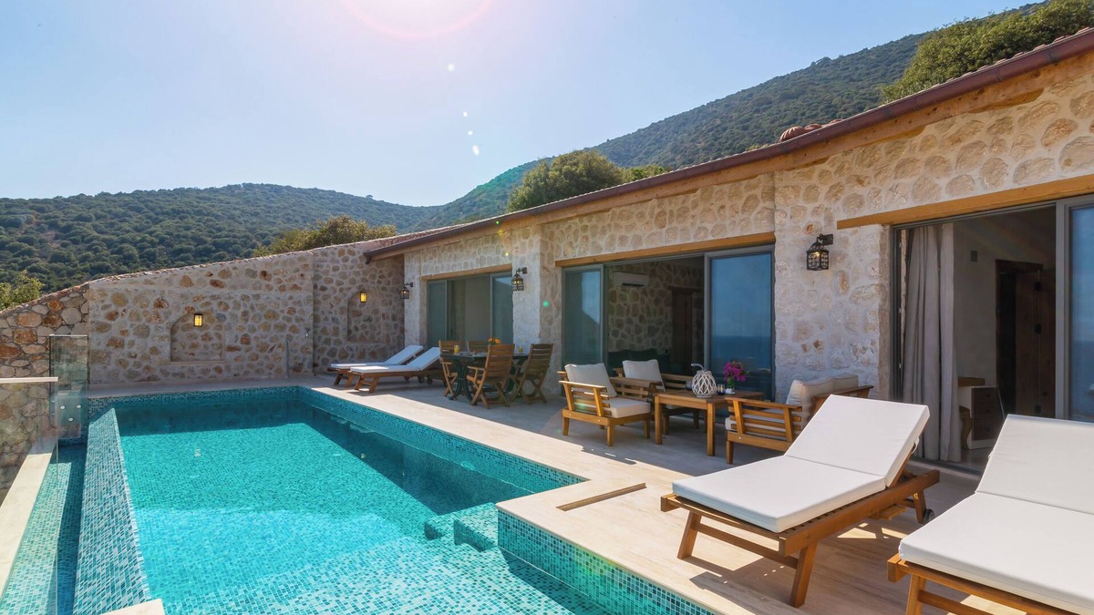 Kalkan Villa | Charming 2-bedroom villa in sunny Kalkan with AC, WiFi WE3