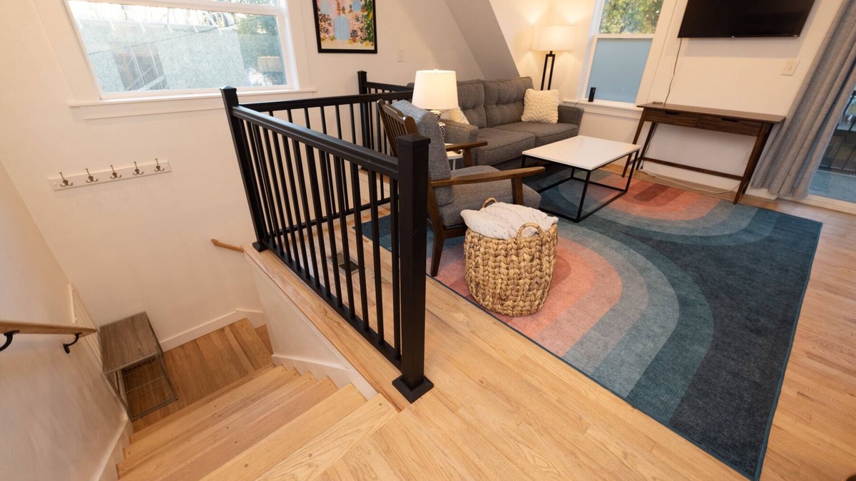 Riverfront Apartment | Charming 2BR Retreat: Private, WiFi, Parking—Now Offering Mid-Term Rentals!