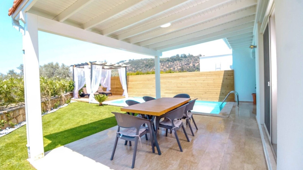 Bodrum Villa | Charming 3-bedroom villa with private pool, air conditioning and WiFi in Torba