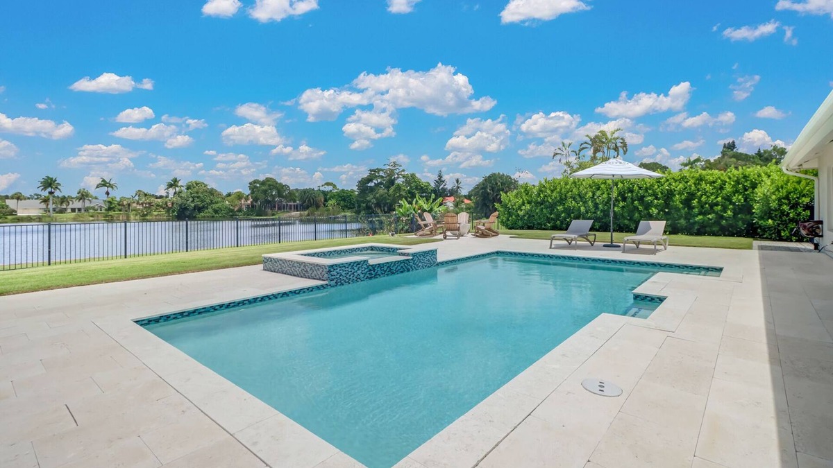 Palm River Estates House | Charming 3BR Lake Home w/Pool, Hot Tub & Fire Pit
