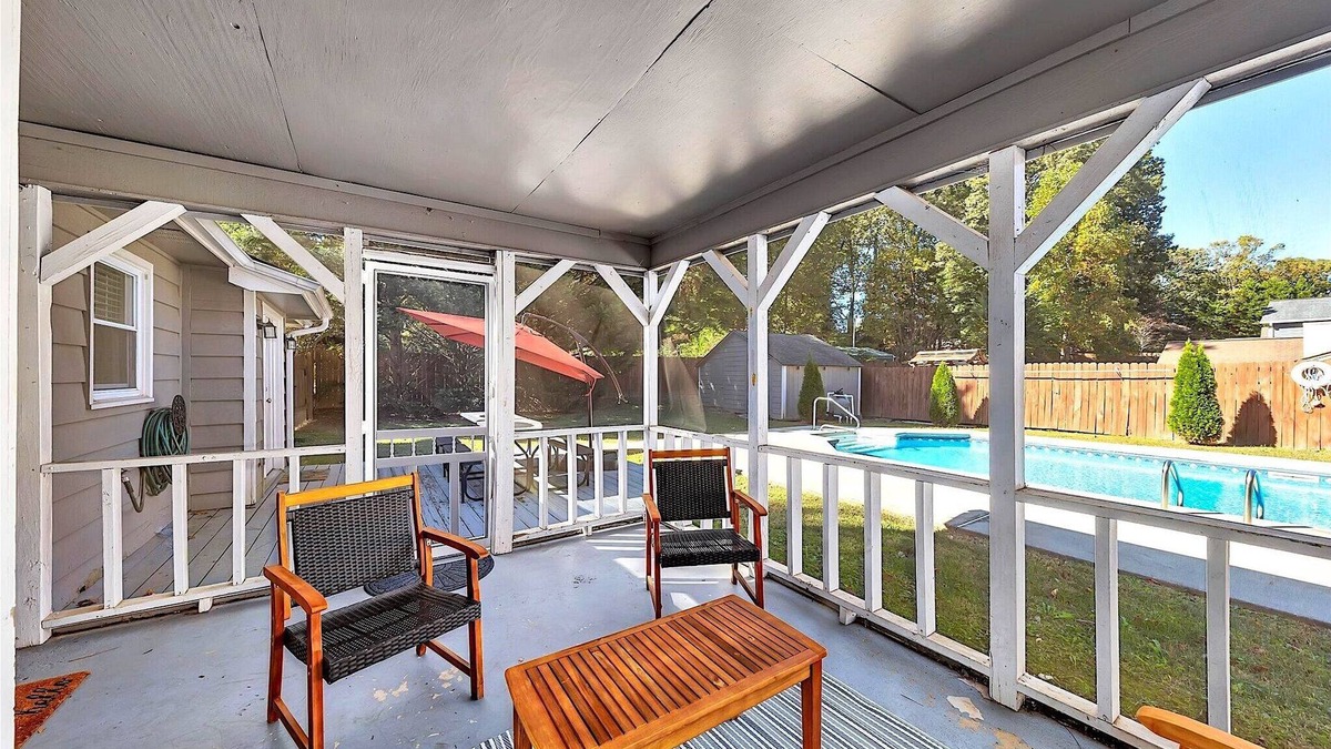 Kennesaw House | Charming 4-bedroom house in enchanting Kennesaw with AC, WiFi Private Pool
