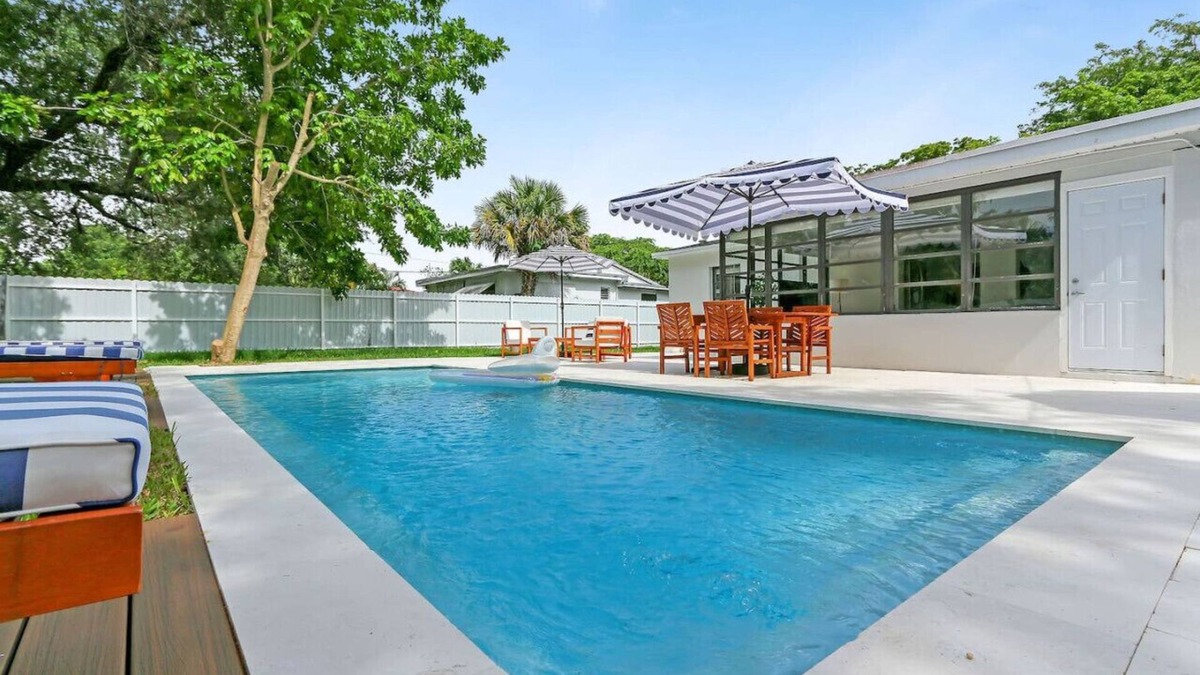 North Miami House | Charming 4BR Oasis with Saltwater Pool & Parking