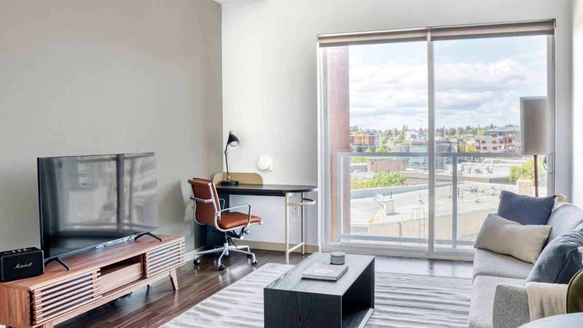 Old Ballard Apartment | Charming Ballard 1BR w/W/D, BBQ & Gym, near Waterfront, by Blueground