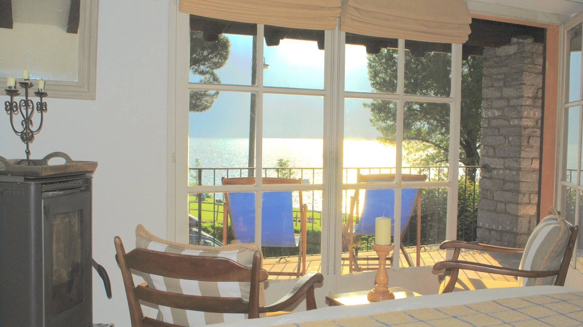 Gambarogno Apartment | Charming & Bright Lago Maggiore Lakefront Studio