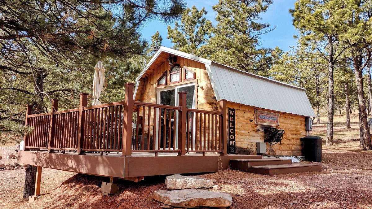 Hermosa Cabin | Charming Cabin with AC, heating, hot tub, and WiF, Park Pass in Hermosa