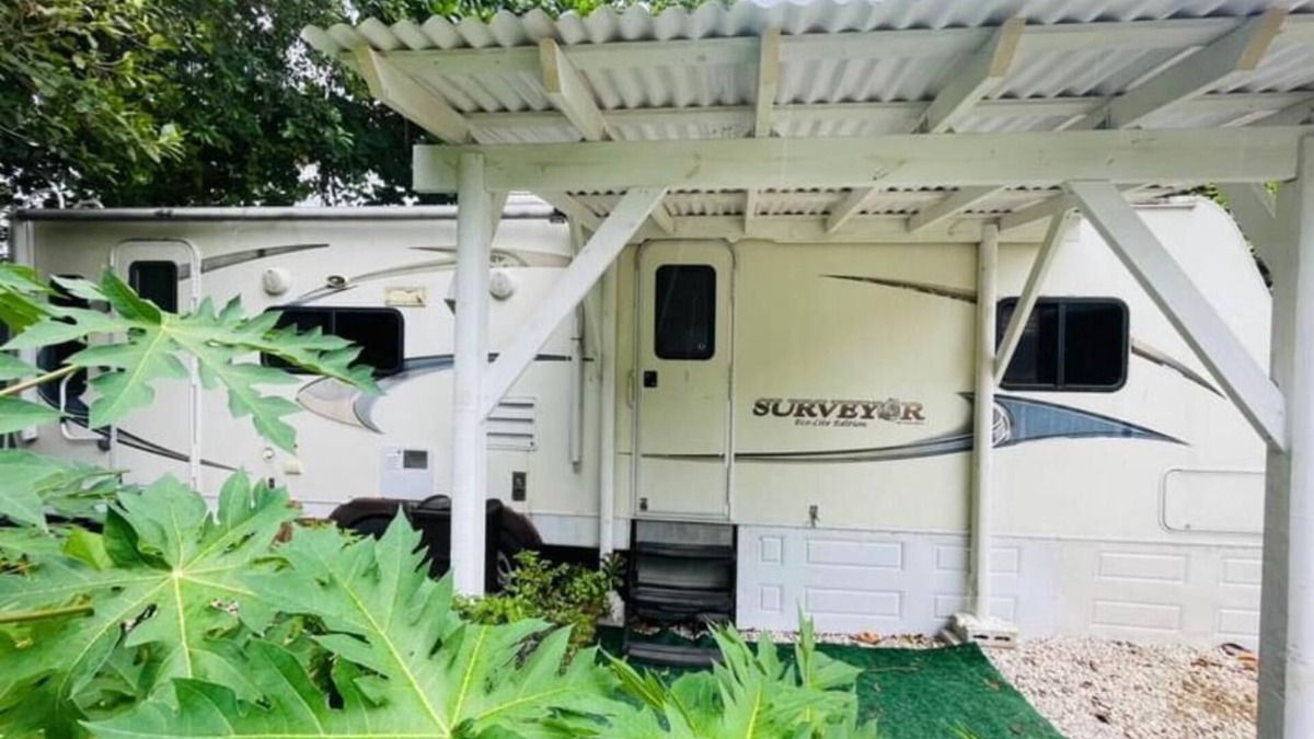 Homestead House | Charming Caravan in the Little Jungle by Legnalife, Homestead with WiFi, AC