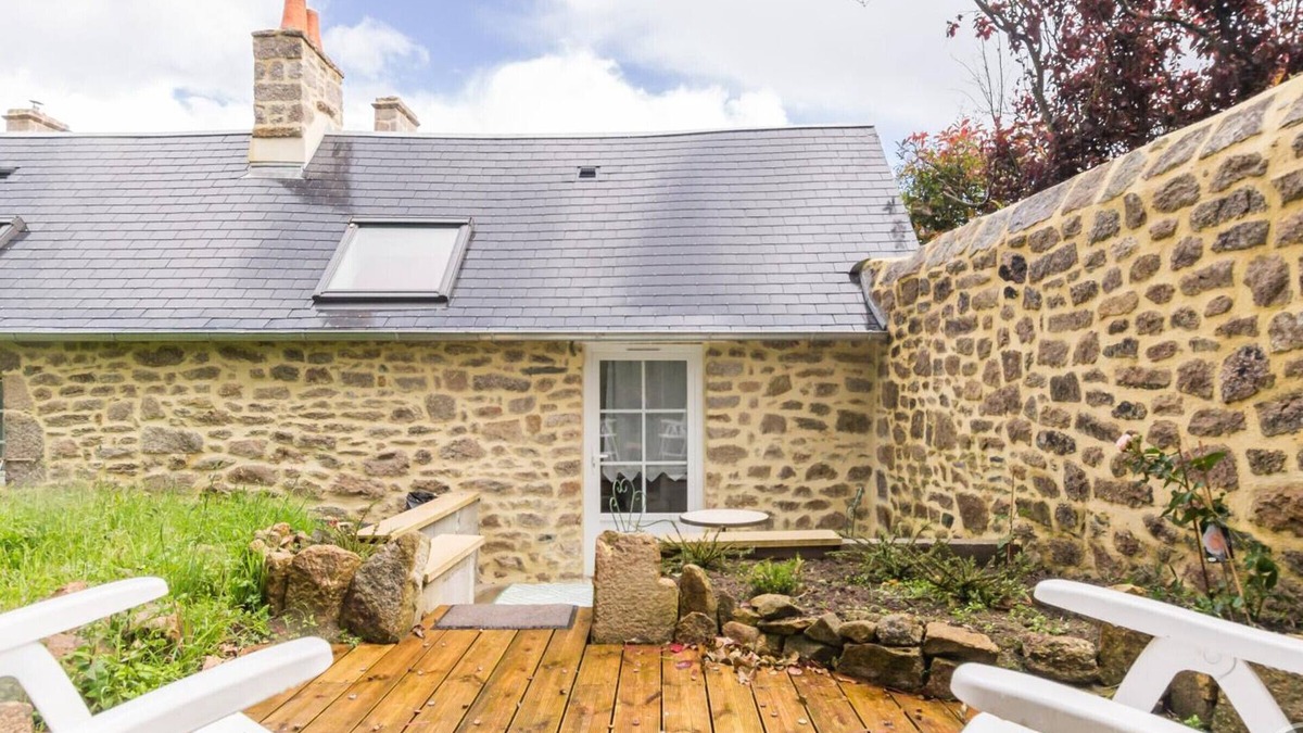Gatteville-le-Phare Cottage | Charming Cottage with Private Terrace and Garden in Tranquil Village Setting