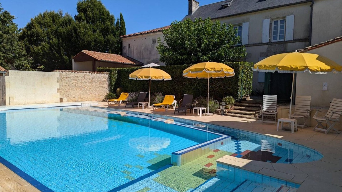 Saint-Cybardeaux Cottage | Charming Cottage with Pool, Fireplace, and Garden in Vineyard Estate