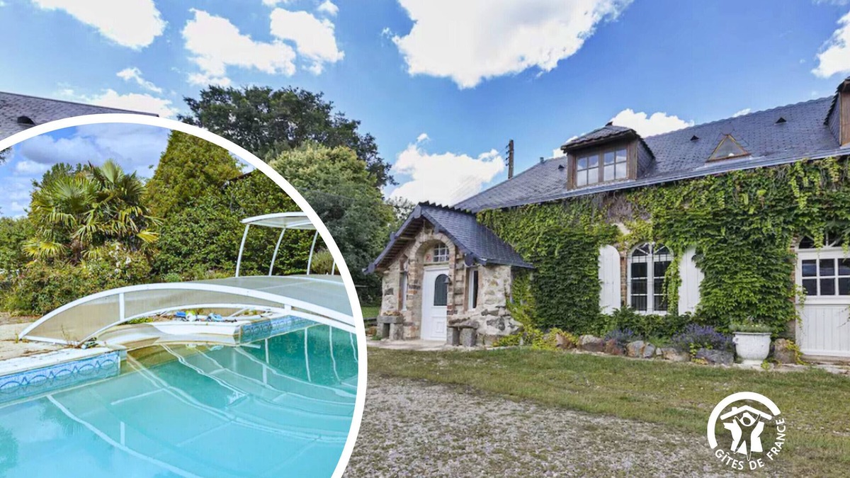 Gennes-sur-Glaize Cottage | Charming Country Retreat: Sleeps 11, Indoor Pool, Pet-Friendly, Near Château-Gontier