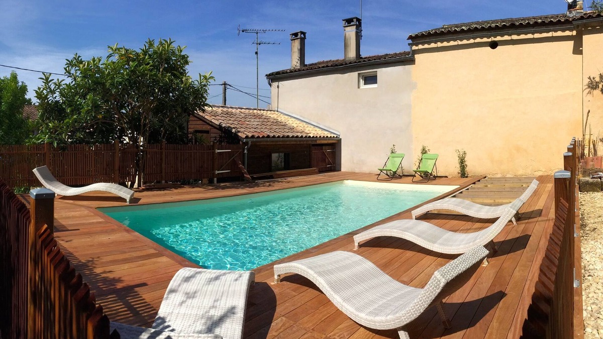 Haux Cottage | Charming gite near Bordeaux, for 8 people, with private pool, quiet