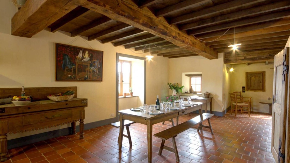 Saint-Just-la-Pendue Cottage | Charming house with spa, sauna and garden for 12 people
