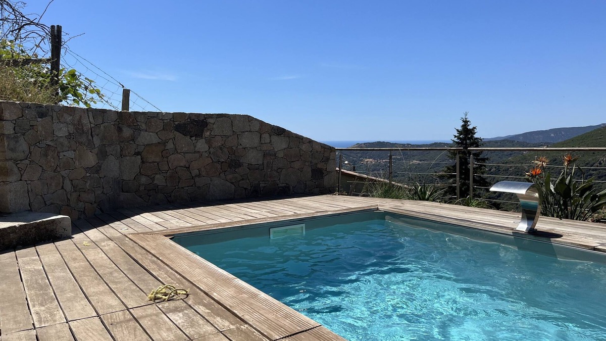 Sari-d'Orcino House | Charming house with sea and mountain views and private pool