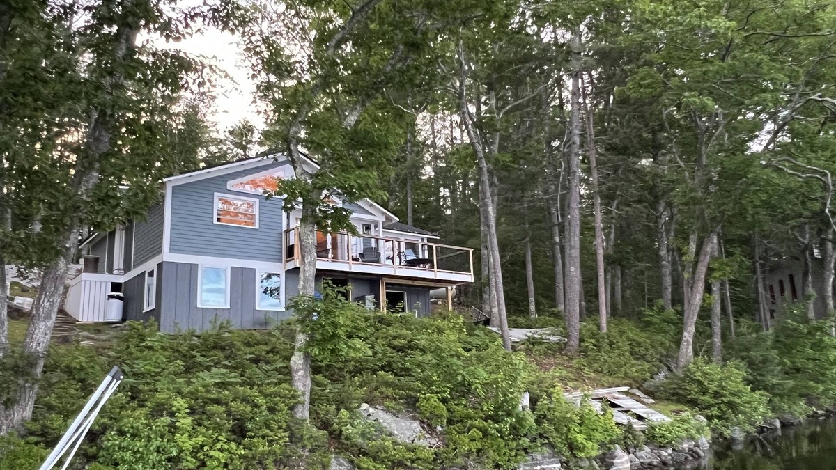 Damariscotta Cottage | Charming Lakefront Cottage ~ Private Dock w/Stunning Lake Views
