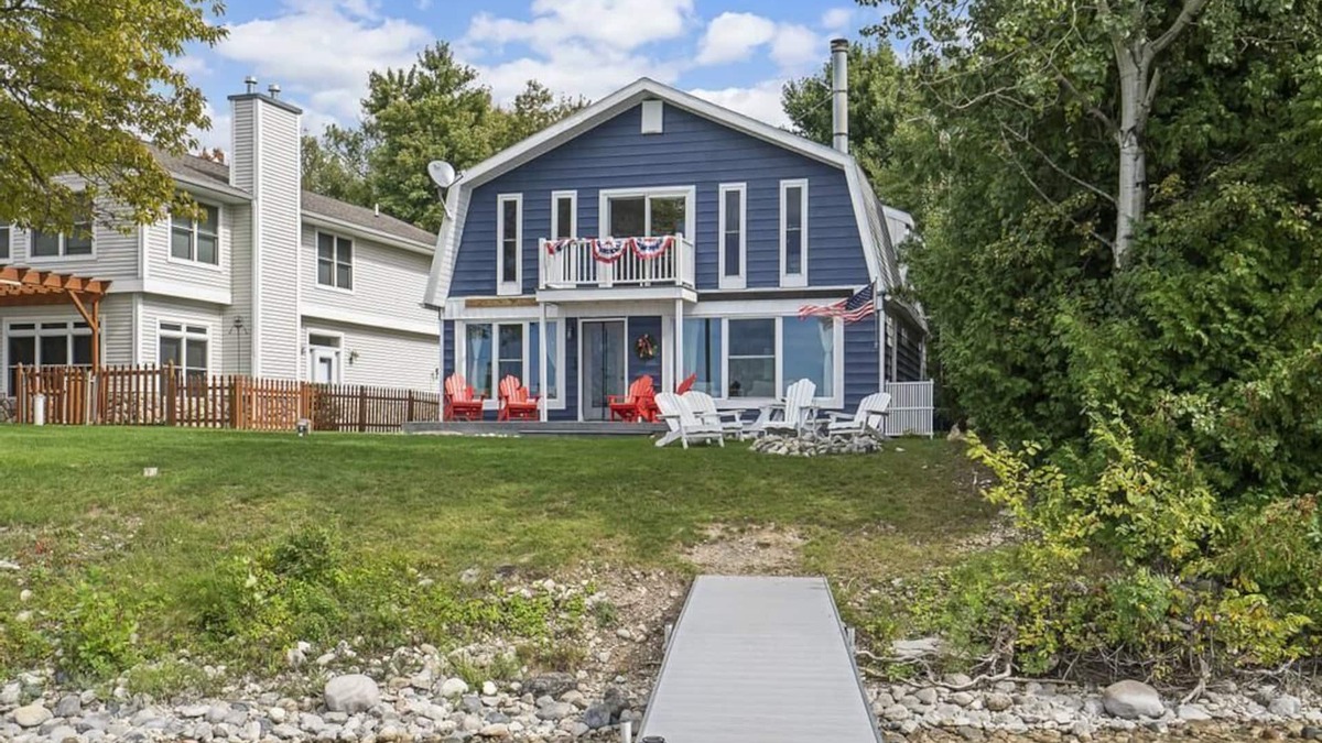 Indian River Cottage | Charming newly updated 4 bedroom 2 full bath Burt Lake home