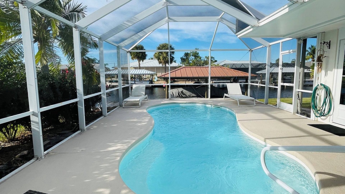 Lake Placid House | Charming Pool Home with canal access to Lake June! 20% Mobile Booking Discount!