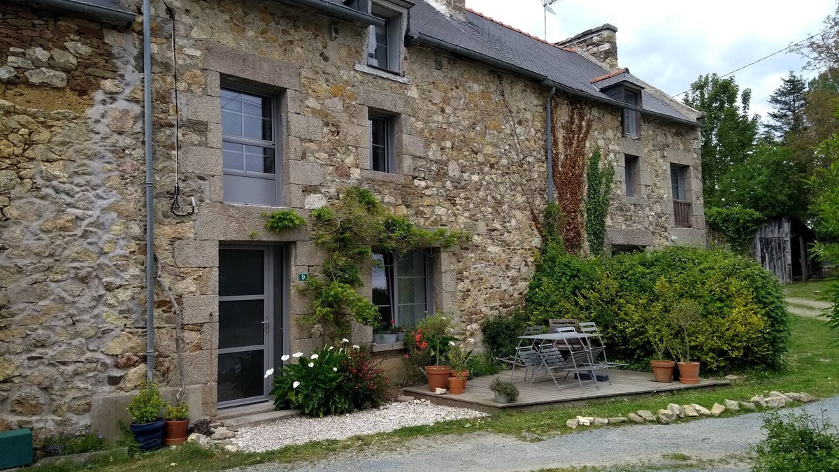 Pleslin-Trigavou House | Charming renovated stone cottage in quiet area with garden and terrace. Sleeps 4