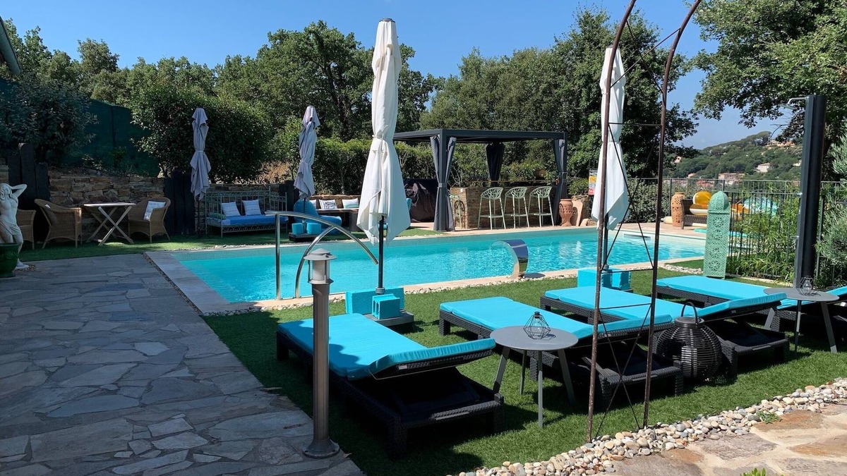 Collobrieres Apartment | Charming renovated studio with swimming pool