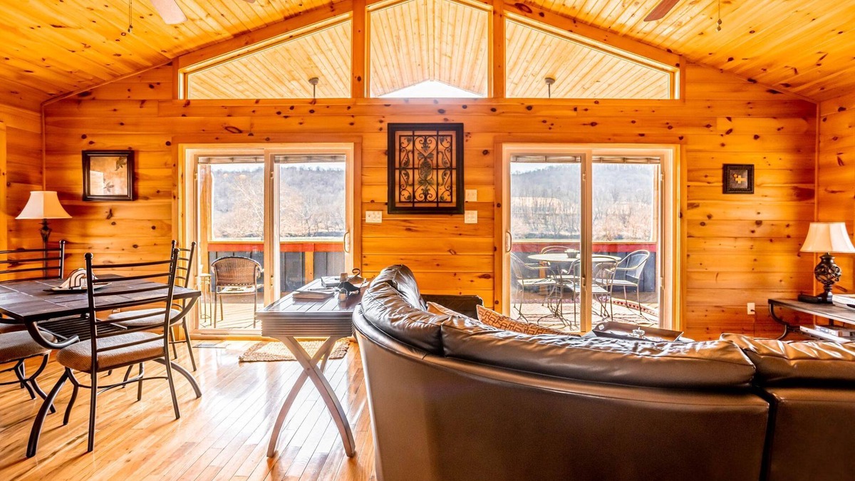 Draper House | Charming riverside with stunning views, cozy interiors, full amenities, and spacious decks.