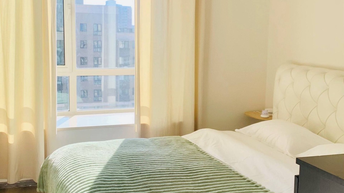 Shuangjing Apartment | Charming shared separate room in 4bedroom Apt in Beijing downtown with AC, WiFi