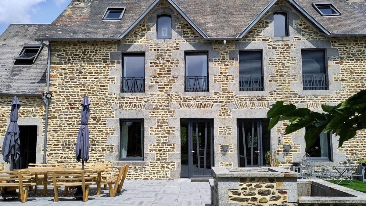 Dragey-Ronthon Cottage | Charming Stone House: Mont St-Michel Views, Private Garden & Terrace, Near Beach