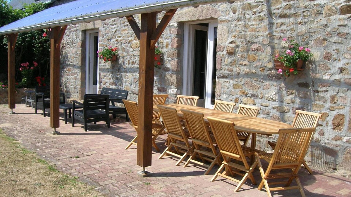 Auderville Cottage | Charming Stone House with Private Bathrooms, Fireplace, and South-Facing Terrace in La Hague