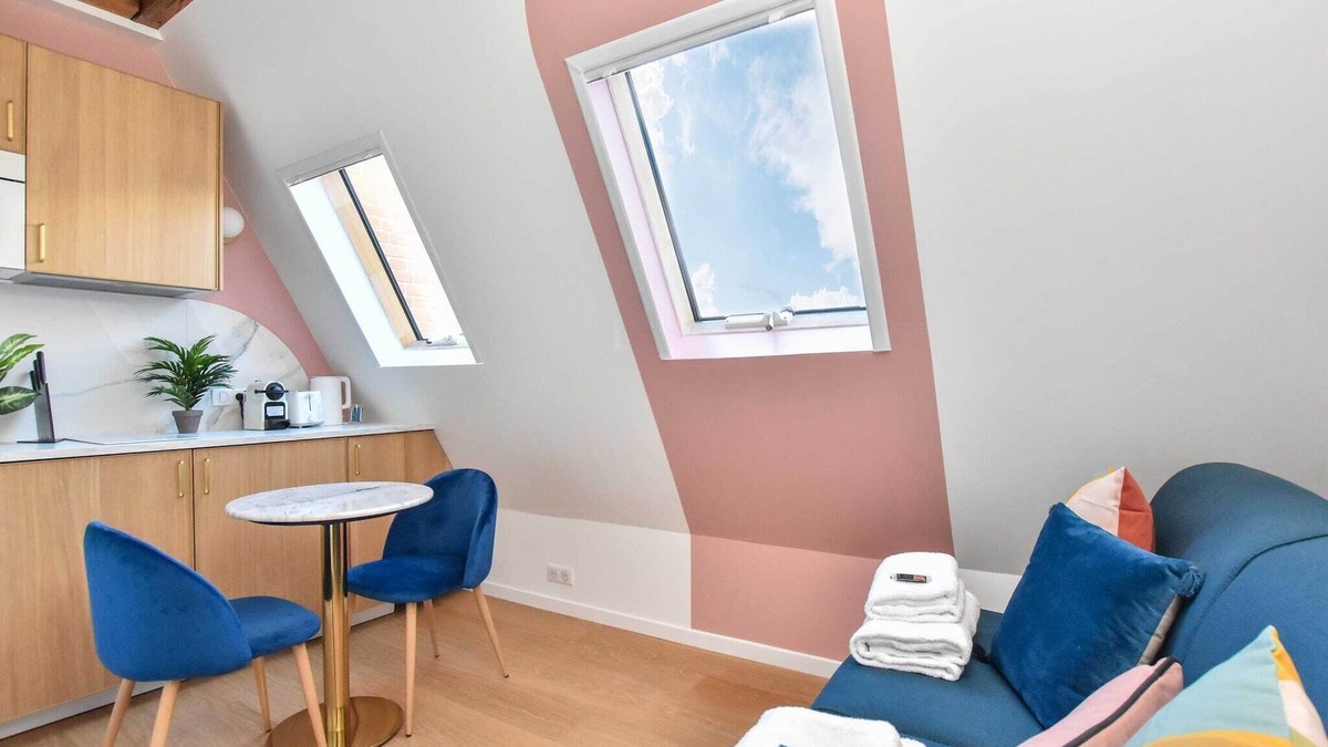 Quartier de la Plaine-de-Monceaux Apartment | Charming studio - 2P - AC - Plaine-de-Monceau