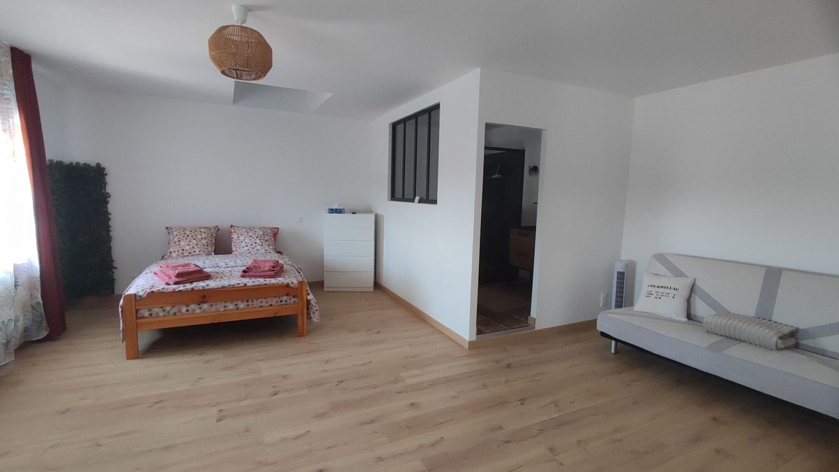 Courbillac Apartment | Charming studio "le 1864" with private garden and Wi-Fi