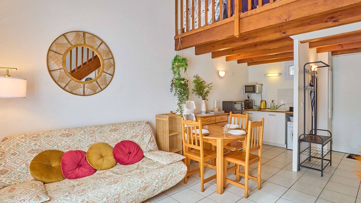 Barbotan-les-Thermes Apartment | Charming T2 with terrace and garden in Barbotan
