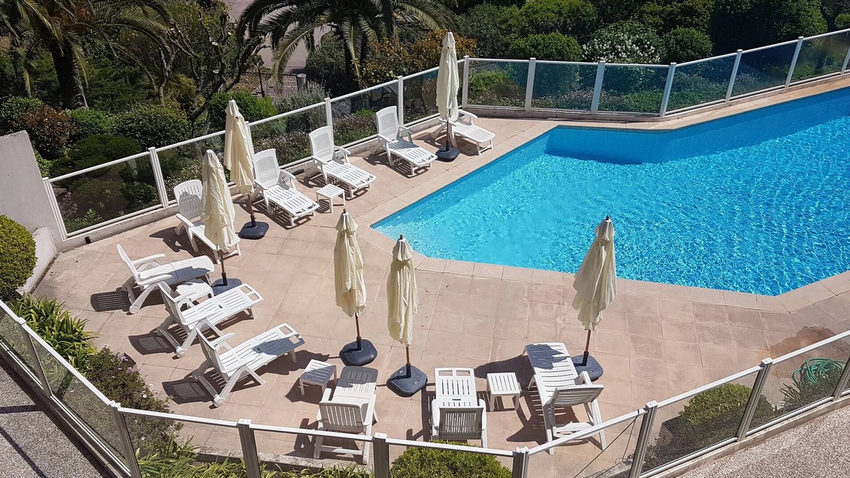 Theoule-Superieur Apartment | Charming T2, air-conditioned (2-4 people) with swimming pool, sea view