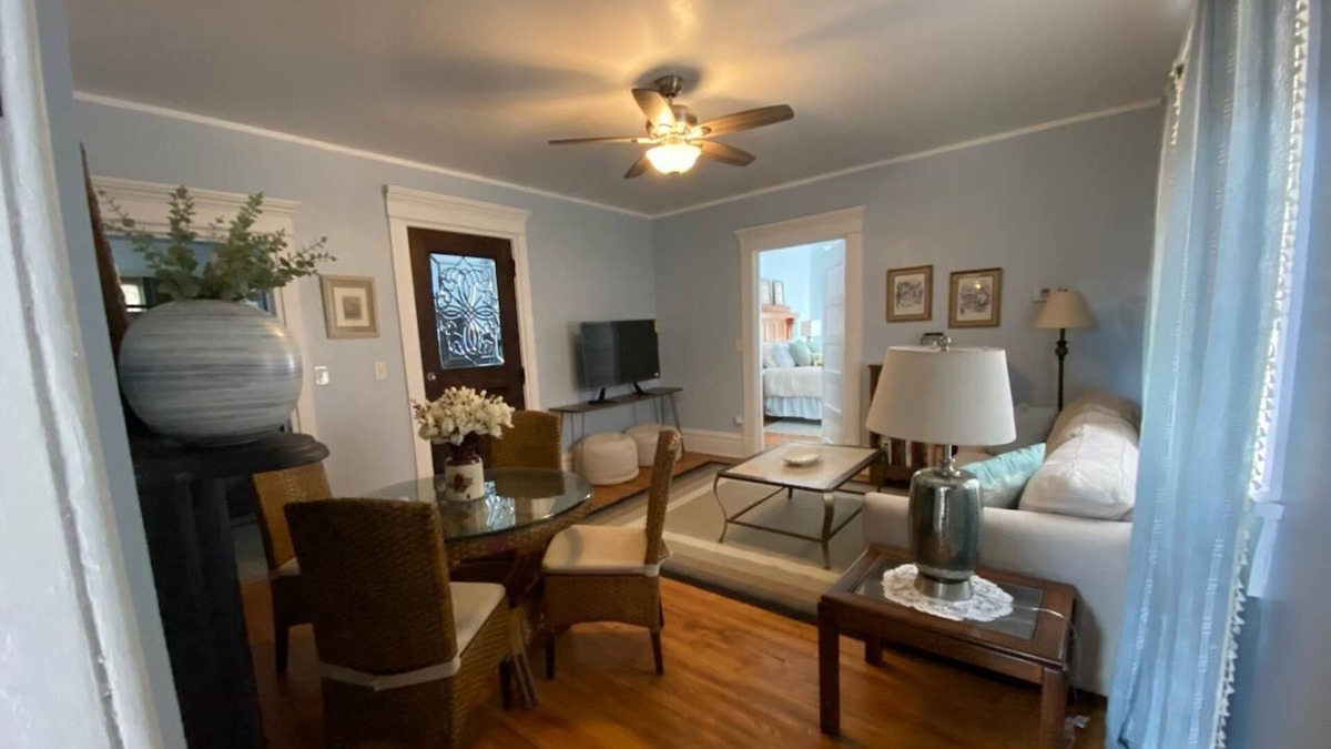Logansport Apartment | Charming Victorian steps from downtown Logansport.