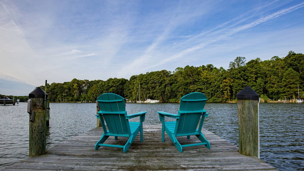 Chesapeake Ranch Estates-Drum Point House | Charming Waterfront Getaway with Private Dock