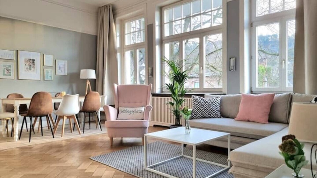 Hamelin Apartment | Charysma: Art nouveau meets modernity | darts | table football | car park