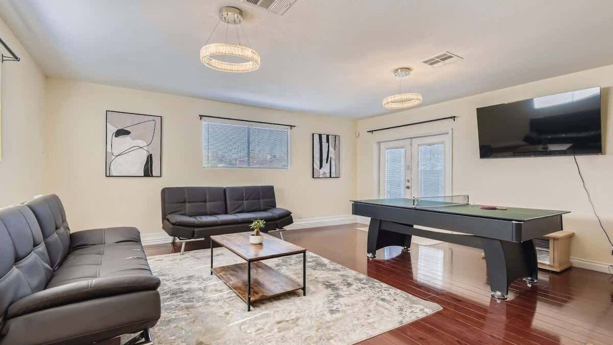 Las Vegas House | Cheerful Home with Game Room! 10 Min to Strip!