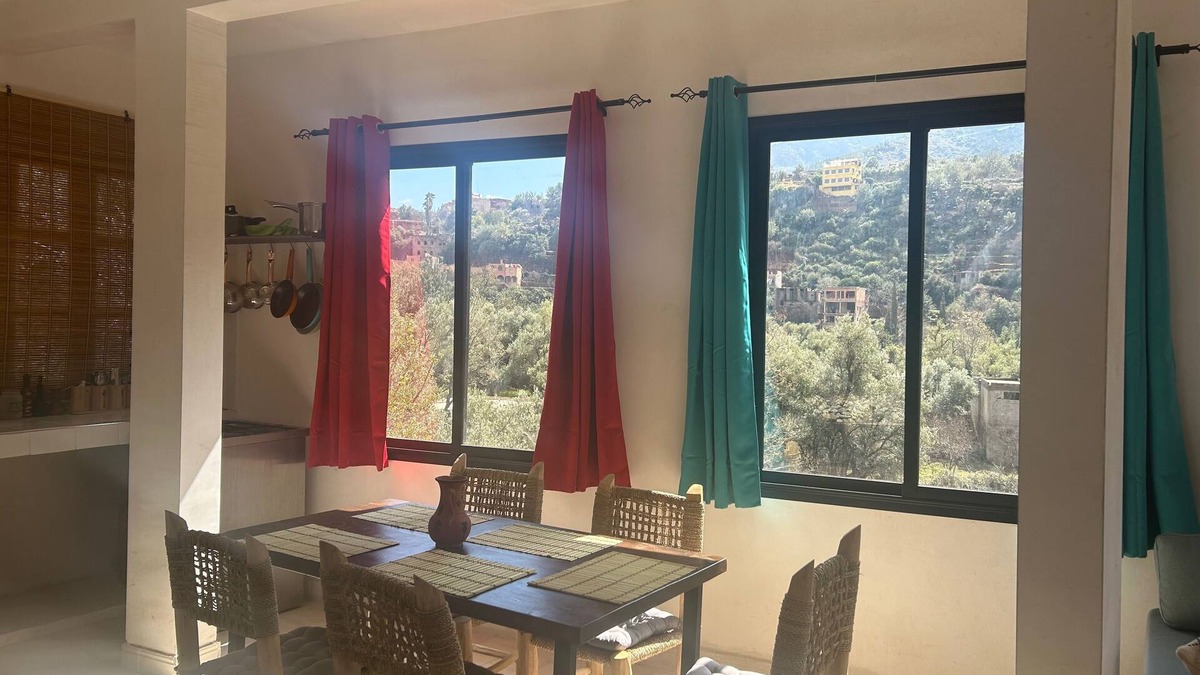 Sti Fadma Apartment | Chez Yahia, in the heart of Ourika, Apartment with panoramic view!