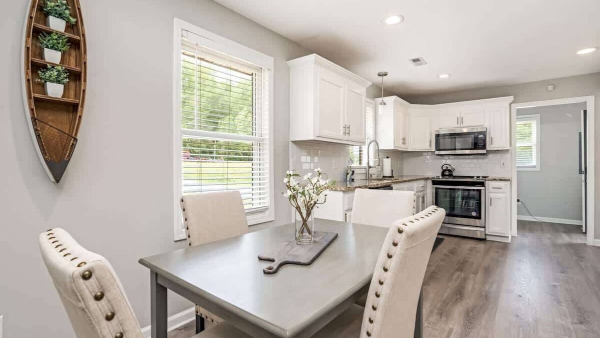 Kingston Springs House | Chic & Cozy Home w/Game Room & Firepit!