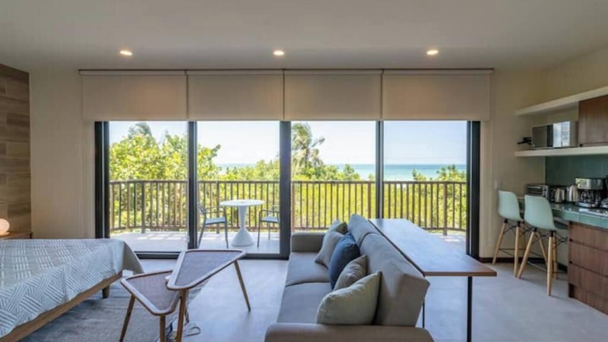 Isla Holbox Apartment | Chic Loft with Spectacular Ocean Views - C102