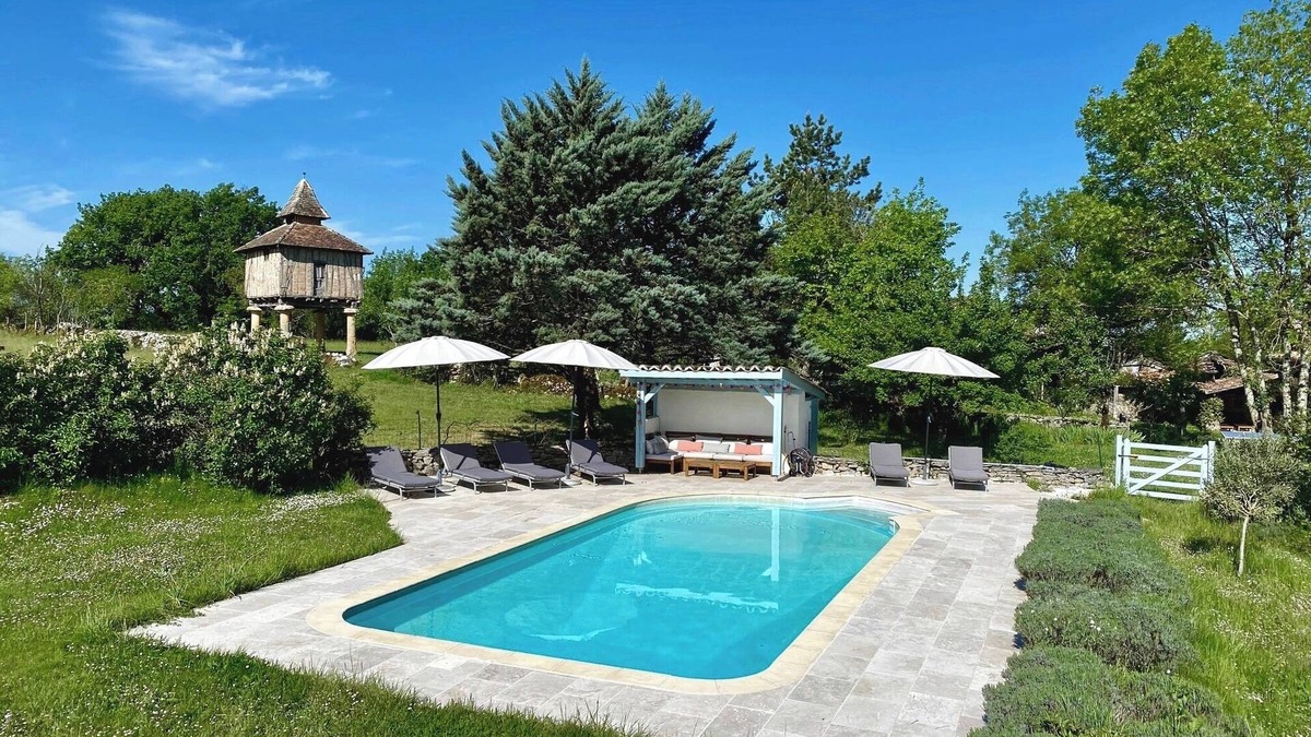 Caylus Other | Child and pet friendly Stone Farmhouse with private heated pool on 2 acres