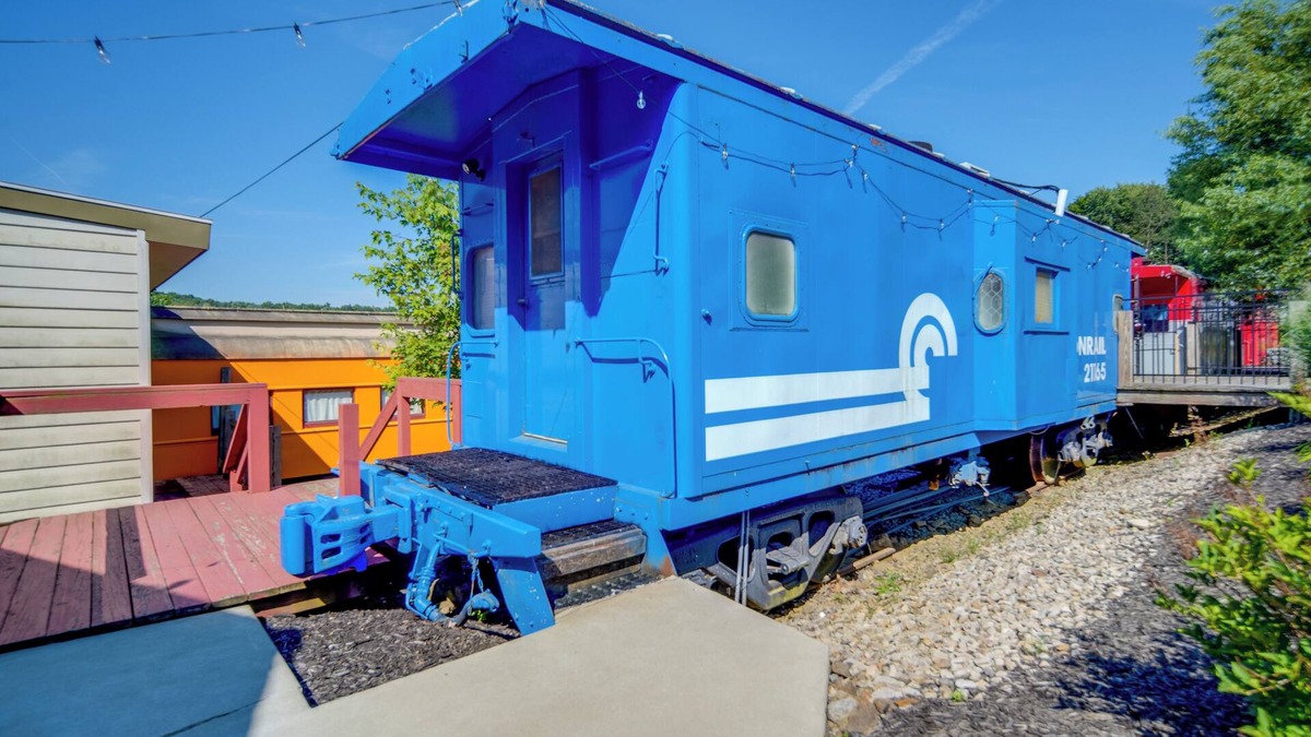 Adrian Furnace Apartment | ‘Choo Choo Blue,’ Converted Railcar in DuBois!